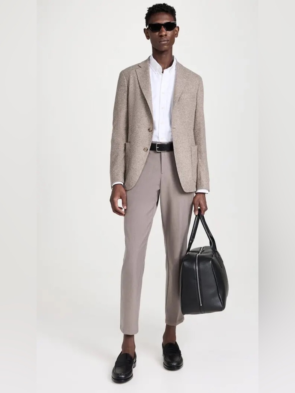 BOSS HUGO BOSS Men’s Hanry Beige Wool Blend Blazer Jacket – Size 42R